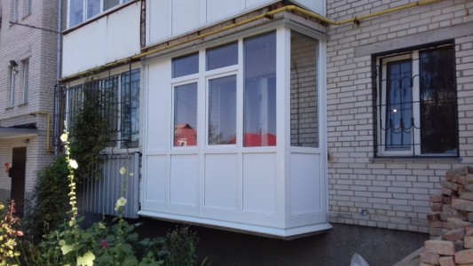 Балкон VEKA Softline 70